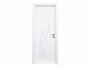 Πόρτα Εσωτερική Laminate Leyki-matrix-r- inox / green river