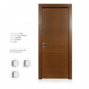 Πόρτα Εσωτερική Ημιμασίφ Portes star ημιμασιφ 4