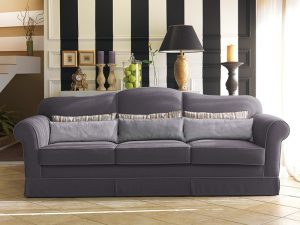 καναπές τριθέσιος κλασικός evita / by altro salotto