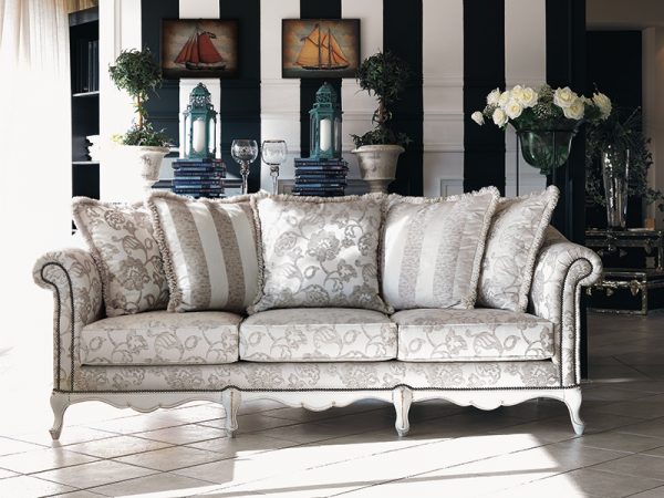 καναπές τριθέσιος κλασικός vivaldi / by altro salotto