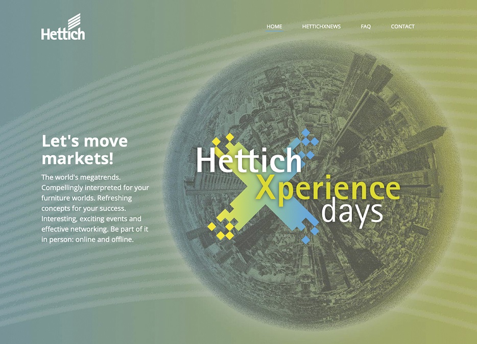 Online και offline έκθεση της Hettich με τις τάσεις στο ντιζάιν
