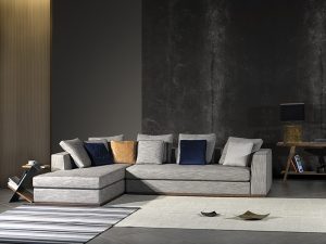 καναπές γωνιακός almond / by astrakis