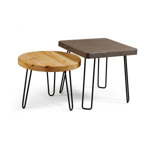 Τραπεζάκια σαλονιού MASIF PINE WOOD 2 / by sala tsanis