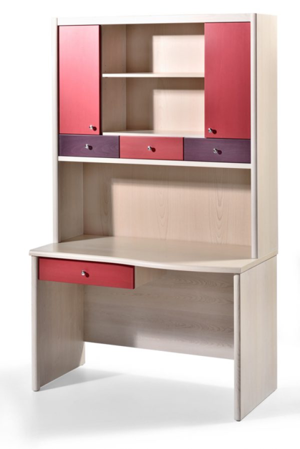 Παιδικό γραφείο με βιβλιοθήκη από Ξύλο οξιάς – ΙΡΙΣ / by lattas