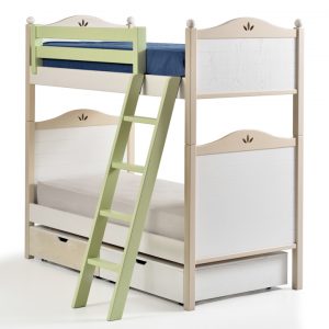 Παιδικό κρεβάτι κουκέτα από Μασίφ ξύλο Πεύκου ΙΡΙΔΑ – FIT / by lattas