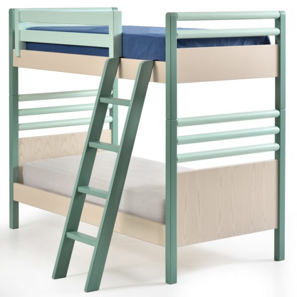 Παιδικό κρεβάτι κουκέτα από Μασίφ ξύλο Πεύκου ΜΠΑΡΕΣ – FIT / by lattas