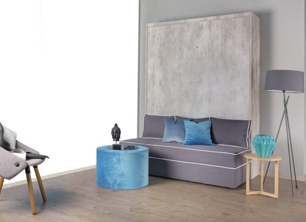 Πτυσσόμενο Κρεβάτι τοίχου με καναπέ / by xdesign