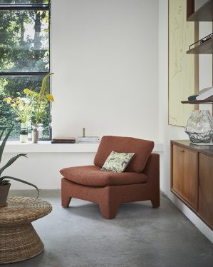 ρετρό Πολυθρόνα καθιστικού με ύφασμα mzm 5042 / by set /cfw