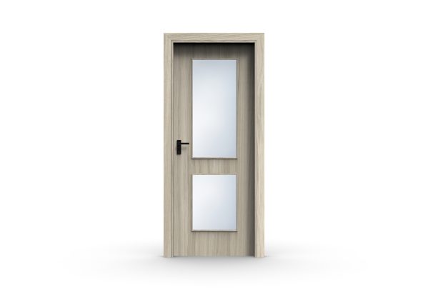 Πόρτα Εσωτερική Laminate 5T με τζαμι / latas doors