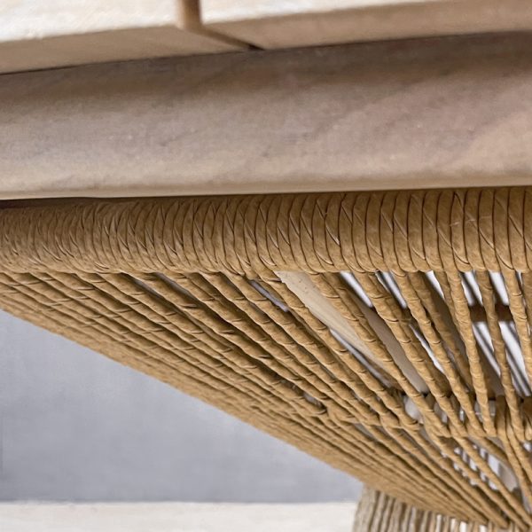 Τραπέζι στρογγυλό Slow Florella d 120 teak