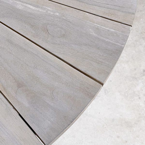 Τραπέζι στρογγυλό Slow Florella d 120 teak