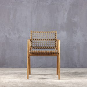 Πολυθρόνα Slow Conchita Teak Natural Cord