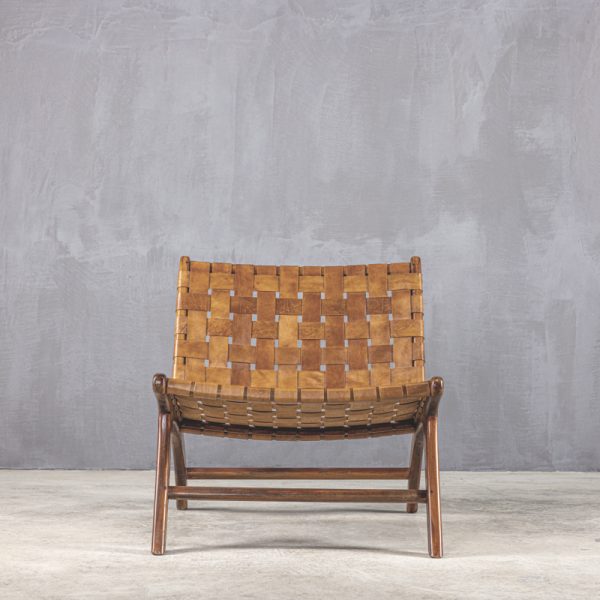 Πολυθρόνα σαλονιού Slow Strap Camel