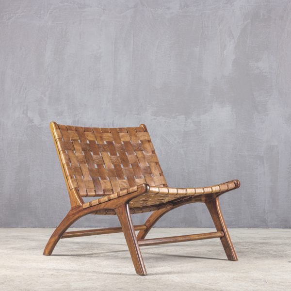 Πολυθρόνα σαλονιού Slow Strap Camel