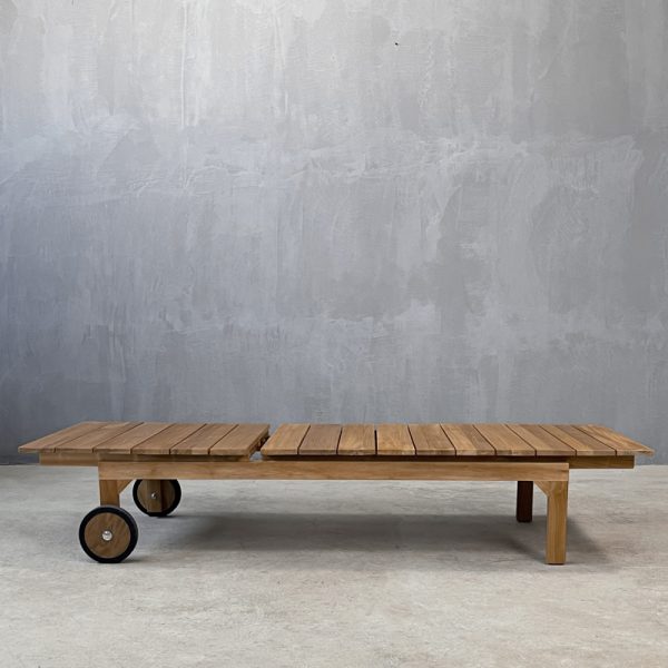 Ξαπλώστρα Slow με ρόδες Arcadia