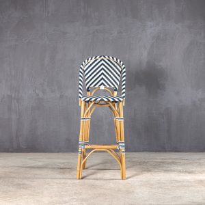 Σκαμπό Kanso Apollo black white