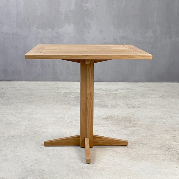 Τραπέζι τετράγωνο εξωτερικού χώρου Slow Iki 80 Teak