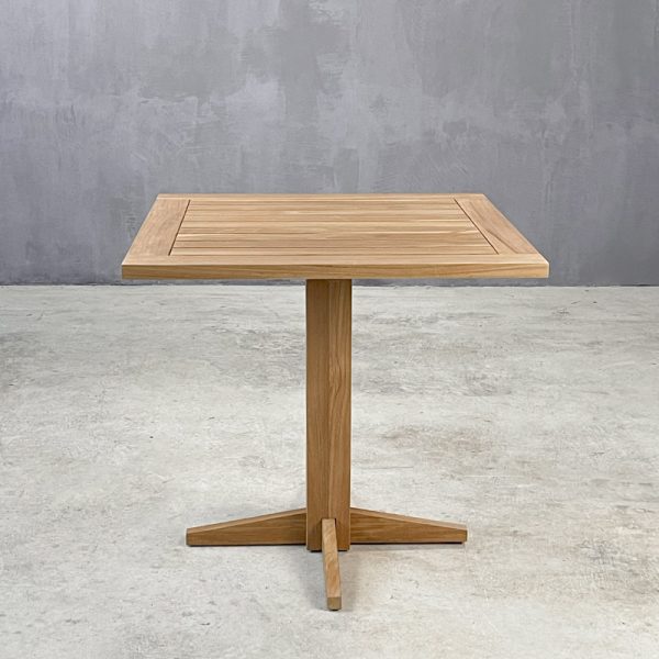 Τραπέζι τετράγωνο εξωτερικού χώρου Slow Iki 80 Teak