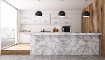 Νέα εποχή: Η ποιο οικονομική εκδοχή με φυσικά υλικά σε διακοσμητικές επιφάνειες με υφή μαρμάρου μεταμορφώνουν τους χώρου σας